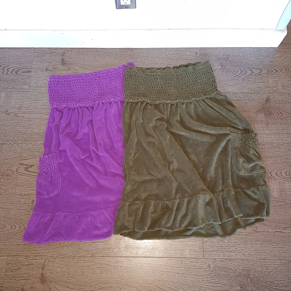 2 terry swim cover dress small